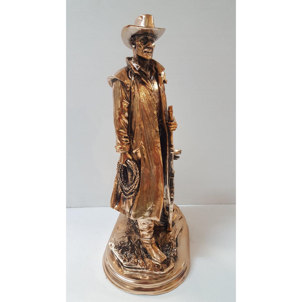 Stockman With Dog SCULPTURE/ORNAMENT & ANIMAL at World Of Decor NZ