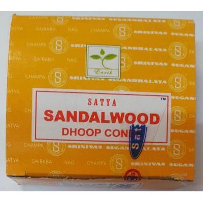 Satya Sandalwood Incense Cone INCENSE at World Of Decor NZ