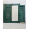 Shutter Jail mirror-Forest Green at World Of Decor NZ