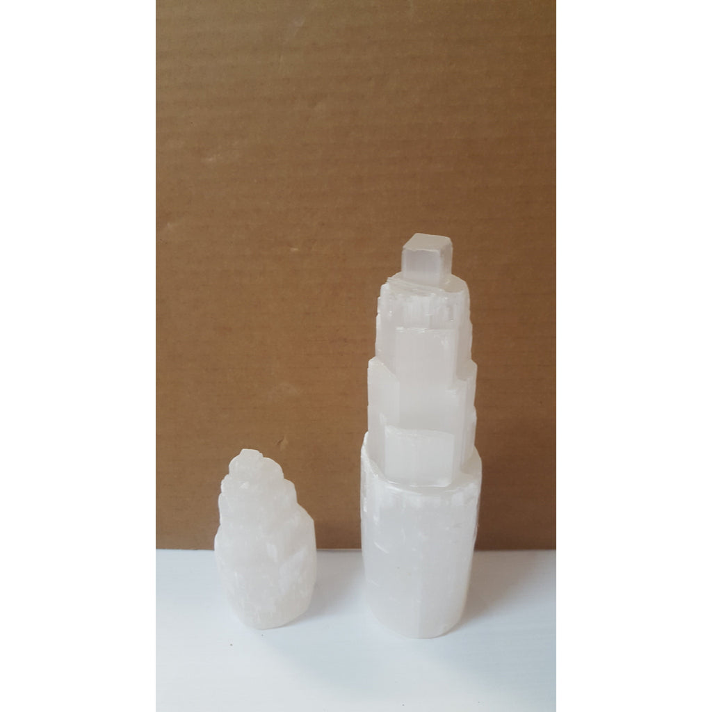 Selenite Crystal Tower - Small CRYSTAL at World Of Decor NZ