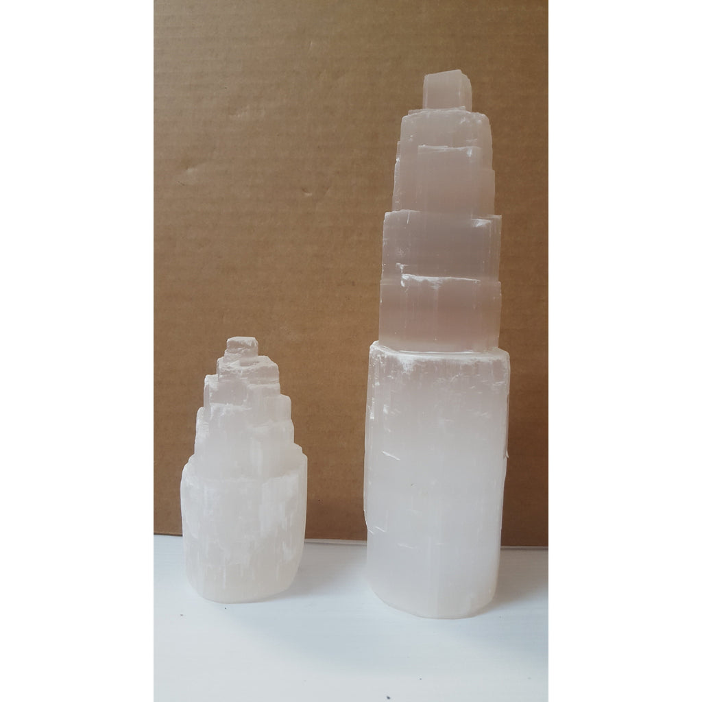 Selenite Crystal Tower - Small CRYSTAL at World Of Decor NZ