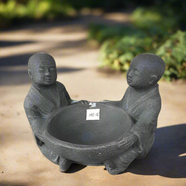 2 Monks Holding A Bowl at World Of Decor NZ