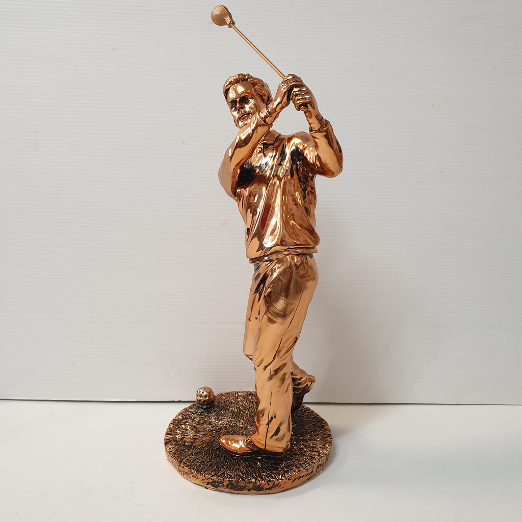GOLFER SCULPTURE/ORNAMENT & ANIMAL at World Of Decor NZ