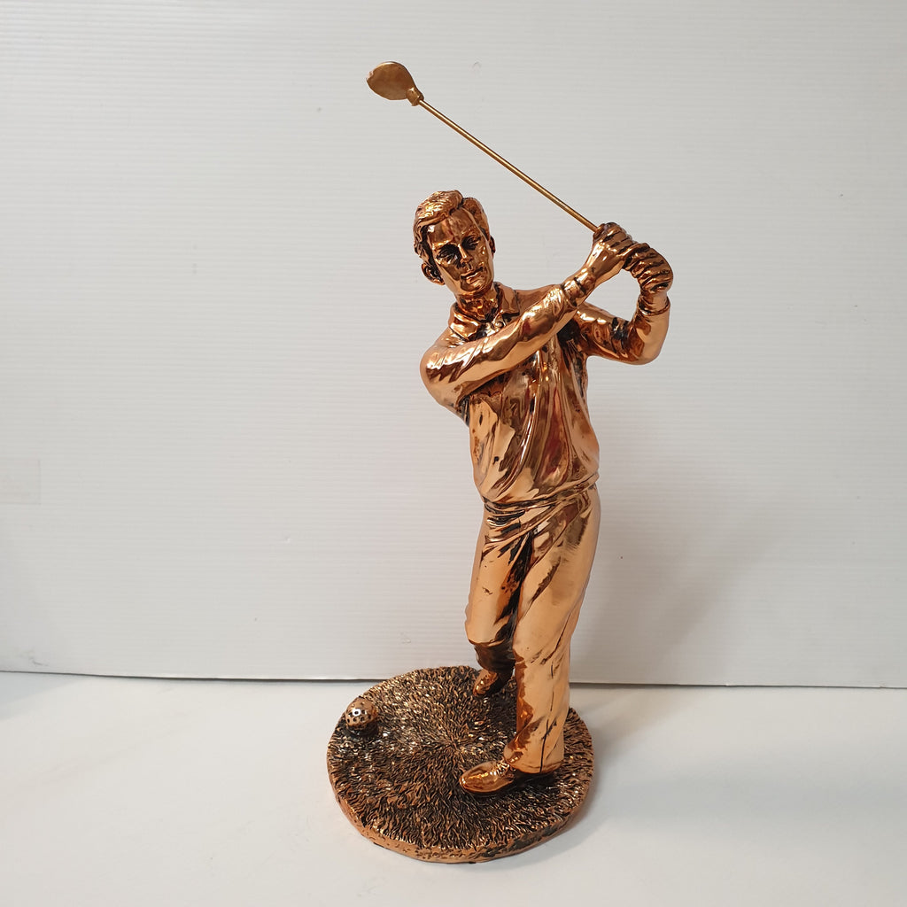GOLFER SCULPTURE/ORNAMENT & ANIMAL at World Of Decor NZ
