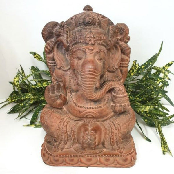 Ganesh With A Bowl Statue-Stone at World Of Decor NZ
