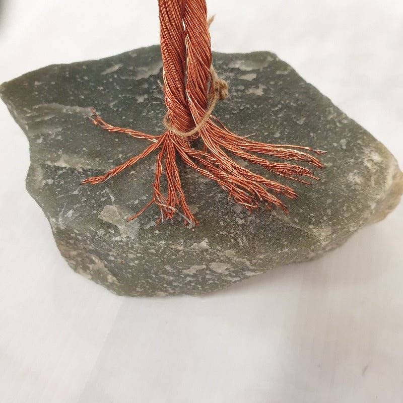 Gemstone Tree Crystal Green Adventurine Stone Base 25cm CRYSTAL 1 at World Of Decor NZ