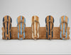 Jandles With 5 Hooks Blue/White Home Accessories at World Of Decor NZ