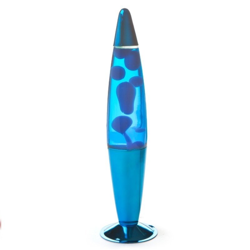 Peace Metallic Lava Lamp - Blue LAVA LAMP at World Of Decor NZ