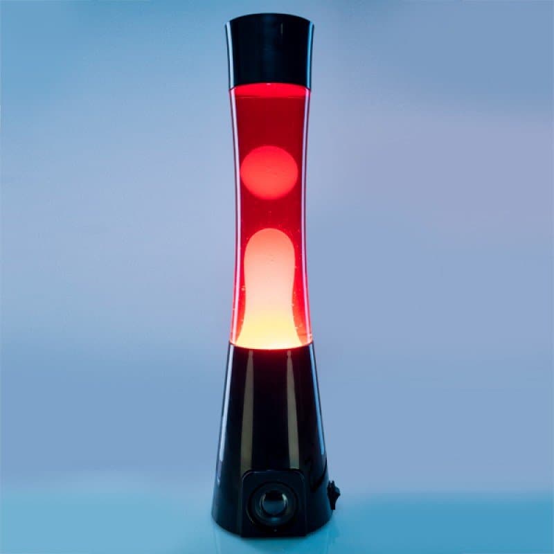Black/Red/Yellow Motion Lava Lamp Bluetooth Speaker at World Of Decor NZ