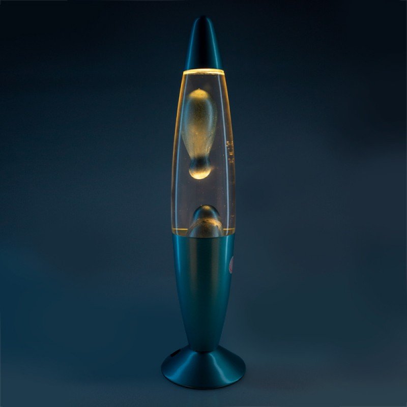 Metallic Lava Lamp - Blue LAVA LAMP at World Of Decor NZ