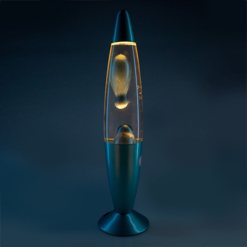 Metallic Lava Lamp-Blue at World Of Decor NZ
