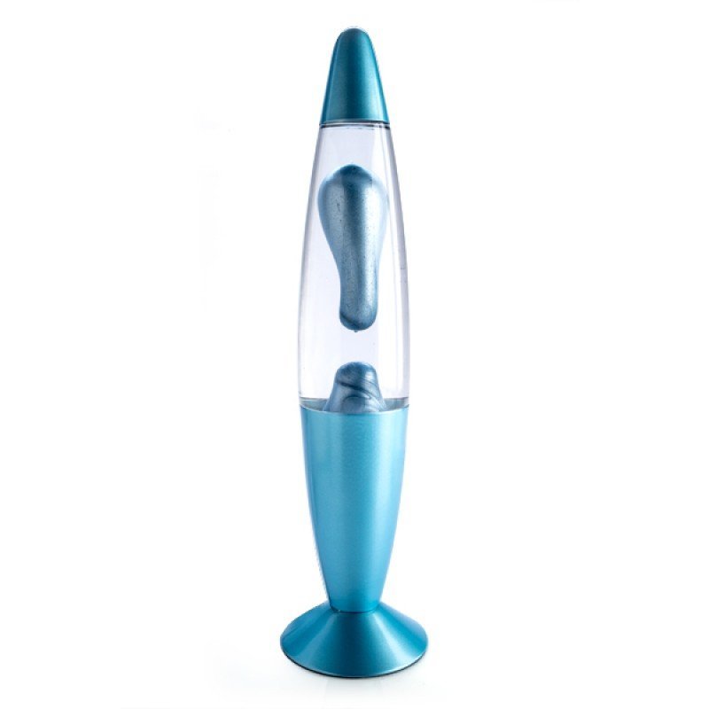Metallic Lava Lamp - Blue LAVA LAMP at World Of Decor NZ