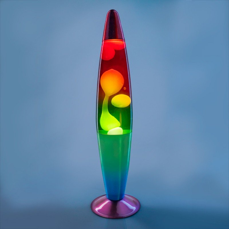 Peace Lava Lamp - Rainbow LAVA LAMP at World Of Decor NZ