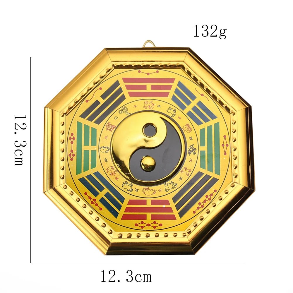 Golden Feng Shui Ying Yang Bagua Plaque FENG SHUI PRODUCTS at World Of Decor NZ
