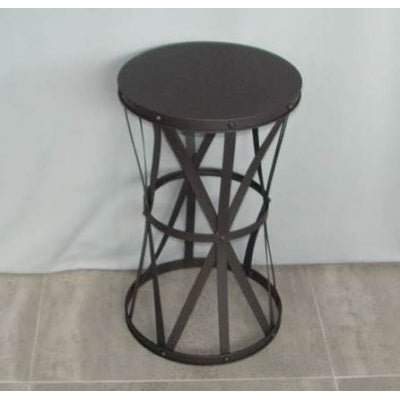 Round Metal Table-Black at World Of Decor NZ