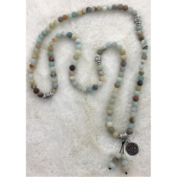 Larderite Mala Necklace - 108 Beads CRYSTAL at World Of Decor NZ