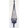 Macrame Pot Plant Hanger - Single Black 28cm Pot Plant Hangers & Holders at World Of Decor NZ