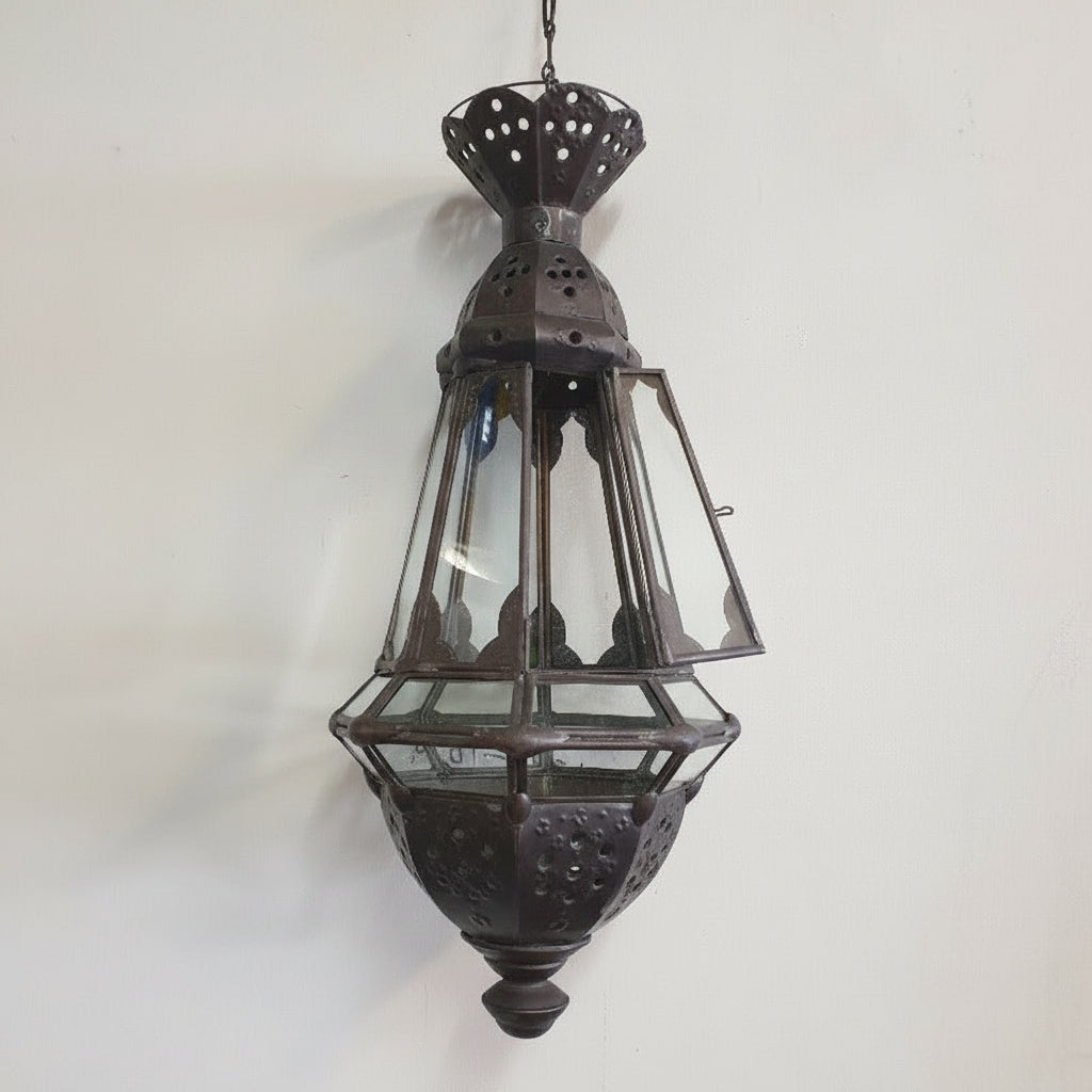Moroccan Lamp Flower Bell Drop - Clear MORROCCAN LAMP at World Of Decor NZ