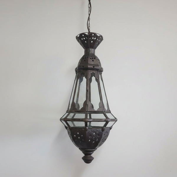 Moroccan Lamp Flower Bell Drop - Clear MORROCCAN LAMP at World Of Decor NZ