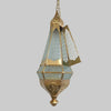 Morroccan Lamp Flower Bell Drop Gold Froster MORROCCAN LAMP at World Of Decor NZ