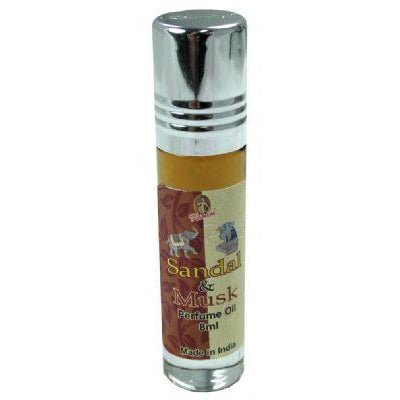 Kamini Perfume Oil 8ml Roll - On Bottle, Sandal Musk Perfume Oil at World Of Decor NZ