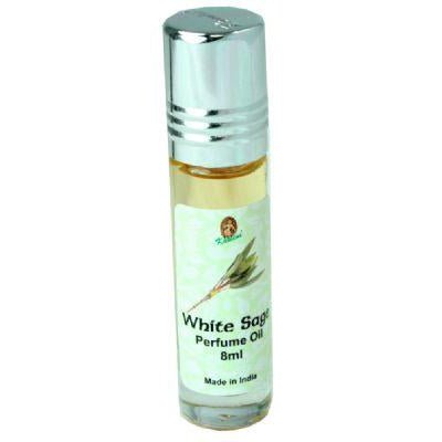 Kamini Perfume Oil 8ml Roll-On Bottle, White Sage at World Of Decor NZ