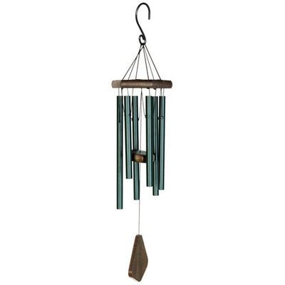 Metal Wind Chime 61cm H - Forrest Green WIND CHIMES at World Of Decor NZ