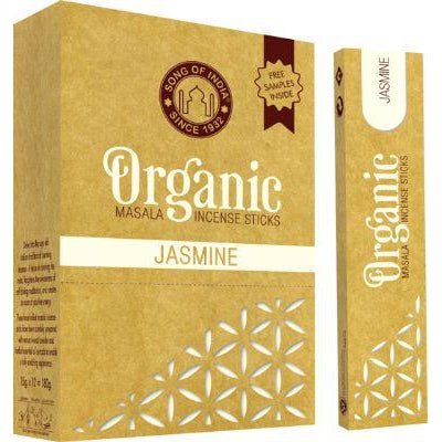 Organic Malasa Incense Stick 15g - Jasmine at World Of Decor NZ