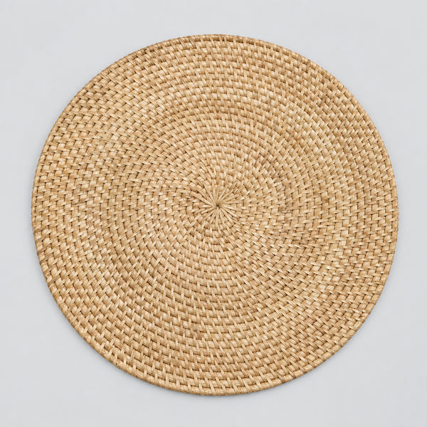 Rattan Placemat Round 30cm KITCHEN ACCESSORIES at World Of Decor NZ