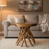 Rustic Round Table - Natural FURNITURE at World Of Decor NZ