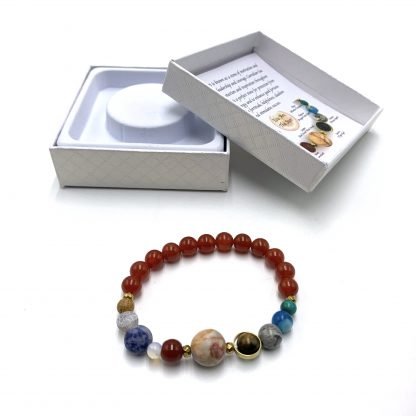 Carnelian Solar System Bracelet CRYSTAL at World Of Decor NZ