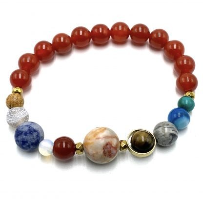 Carnelian Solar System Bracelet CRYSTAL at World Of Decor NZ