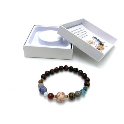 Red Tiger Eye Solar System bracelet CRYSTAL at World Of Decor NZ