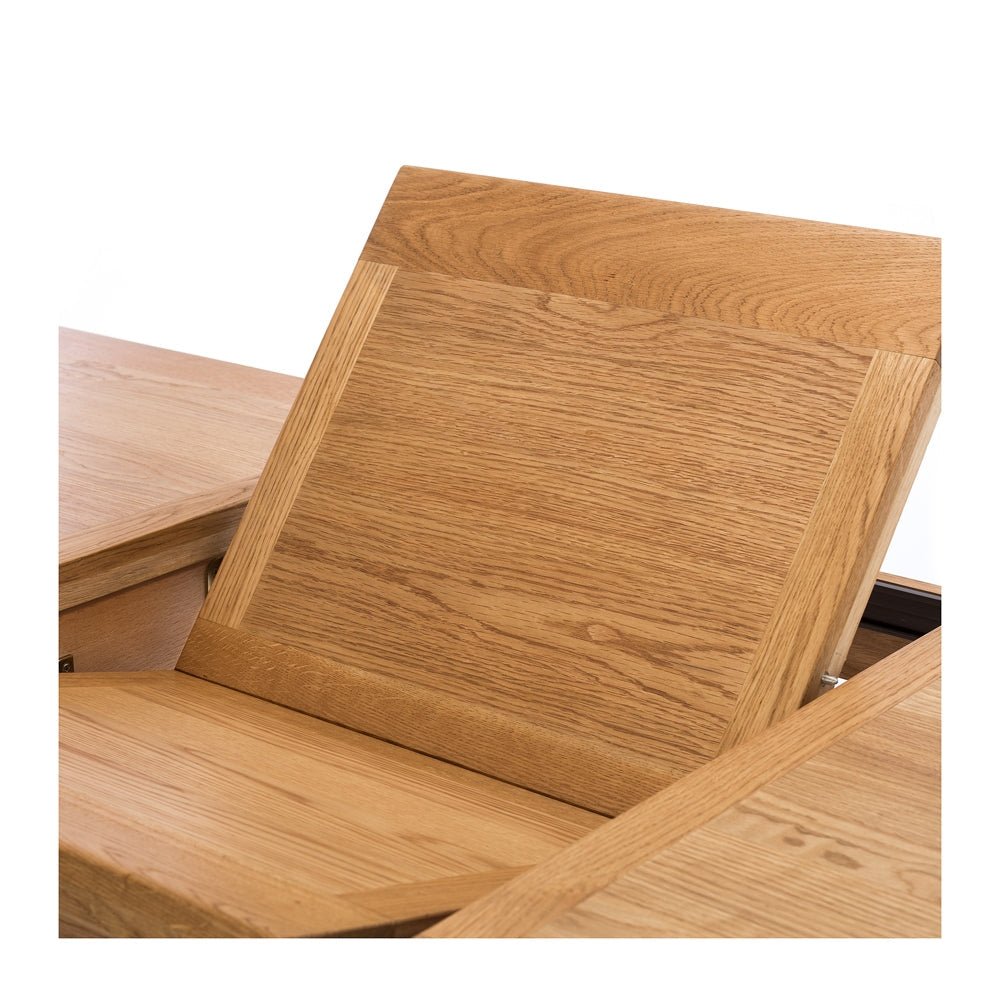 Dinning Table with Extension - Oak 180x100cm FURNITURE at World Of Decor NZ
