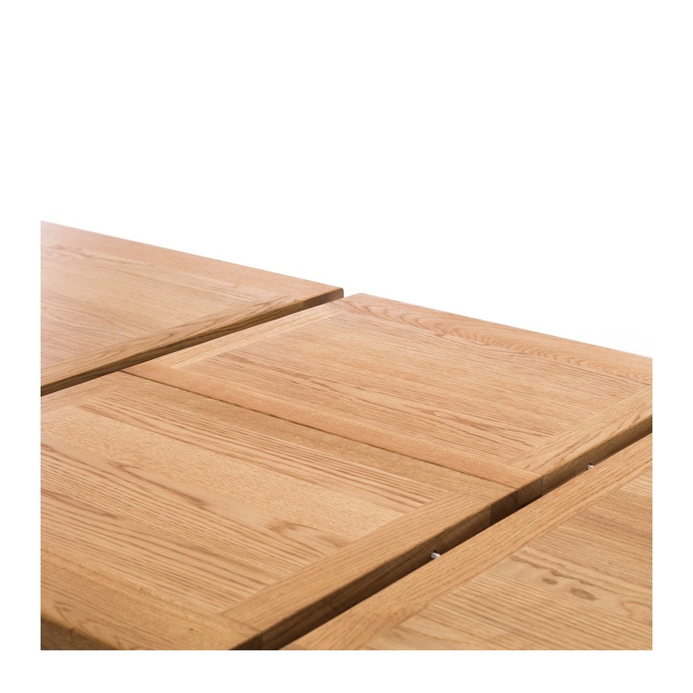 Dinning Table with Extension - Oak 180x100cm FURNITURE at World Of Decor NZ