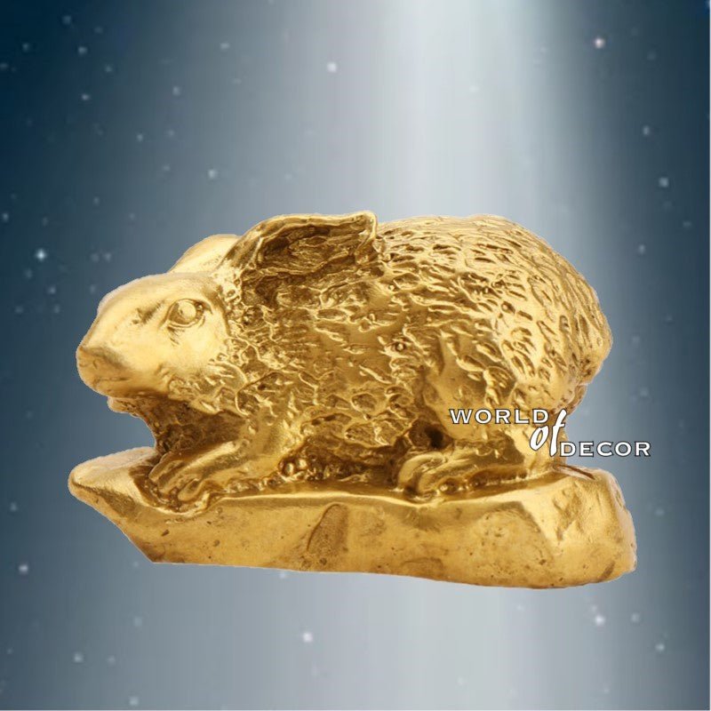 Brass Zodiac - Rabbit FENG SHUI PRODUCTS at World Of Decor NZ
