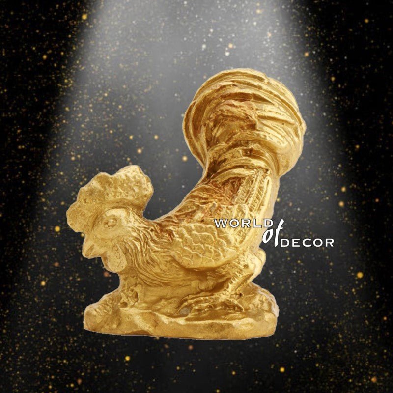 Brass Zodiac - Rooster FENG SHUI PRODUCTS at World Of Decor NZ