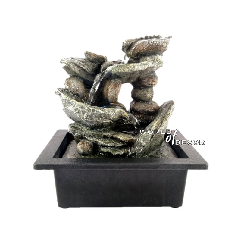 4 Tier Rocks Water Fountain at World Of Decor NZ