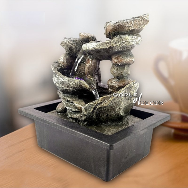 4 Tier Rocks Water Fountain WATER FOUNTAIN at World Of Decor NZ