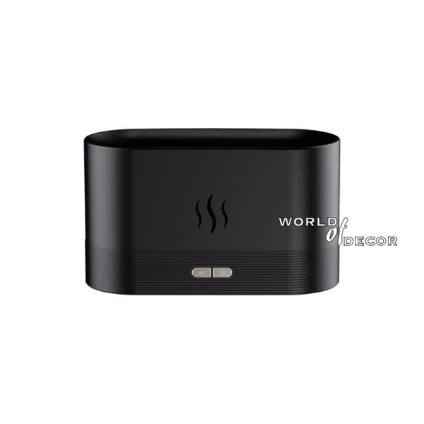Air Humidifier/Aroma Diffuser USB 180ml-Flame Black at World Of Decor NZ