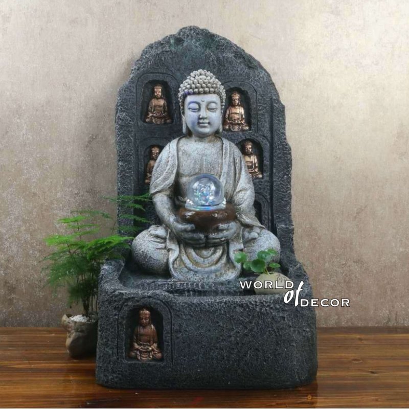 Water Fountain 6 Buddhas WATER FOUNTAIN at World Of Decor NZ