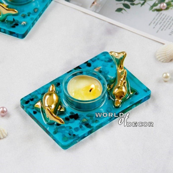 Dolphin Incense/Tealight Holder CANDLES HOLDER at World Of Decor NZ