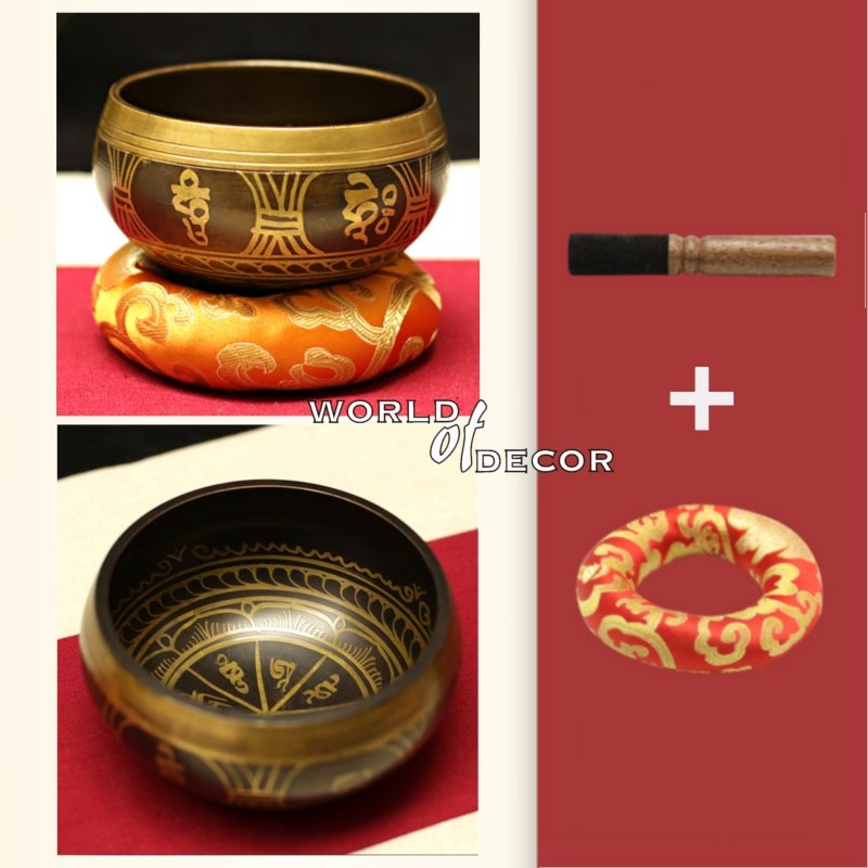 Tibetan Singing Bowl 16cm World Of Decor