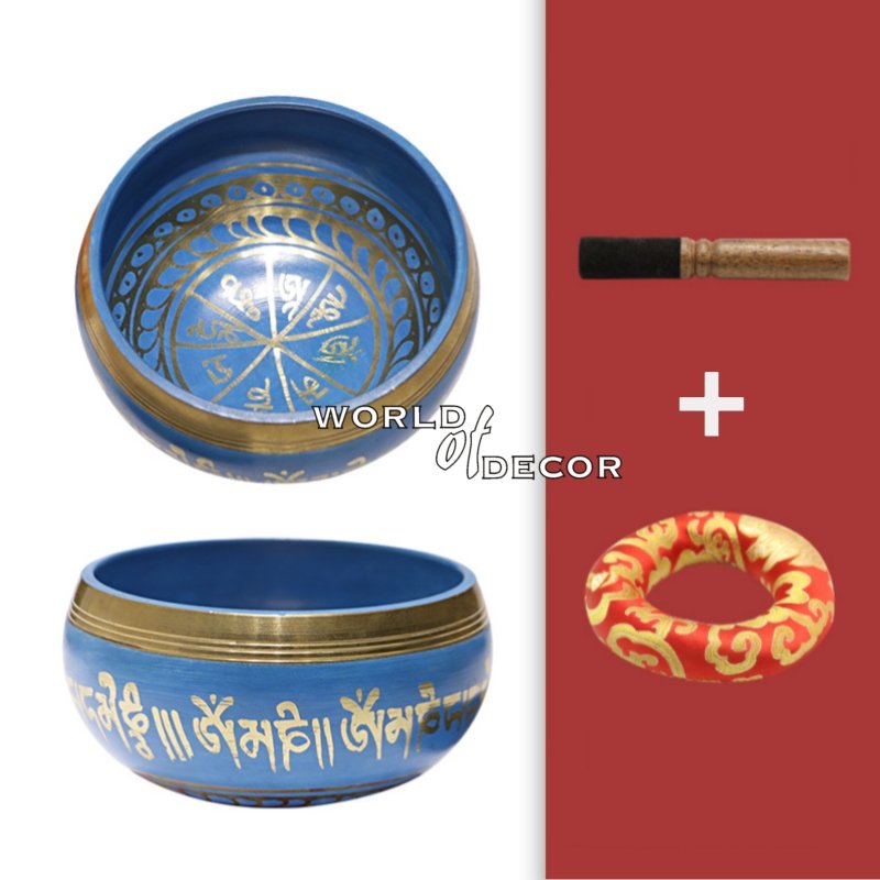 Singing Bowl 10cm Blue SINGING BOWL at World Of Decor NZ