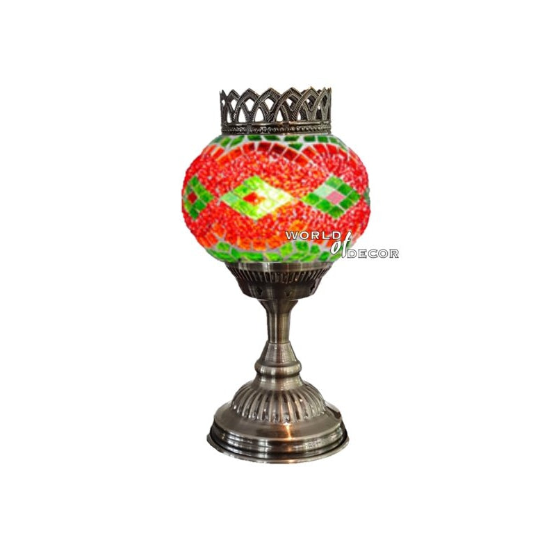 Turkish Mosaic Lamp And Oil Burner - 4 MORROCCAN LAMP at World Of Decor NZ