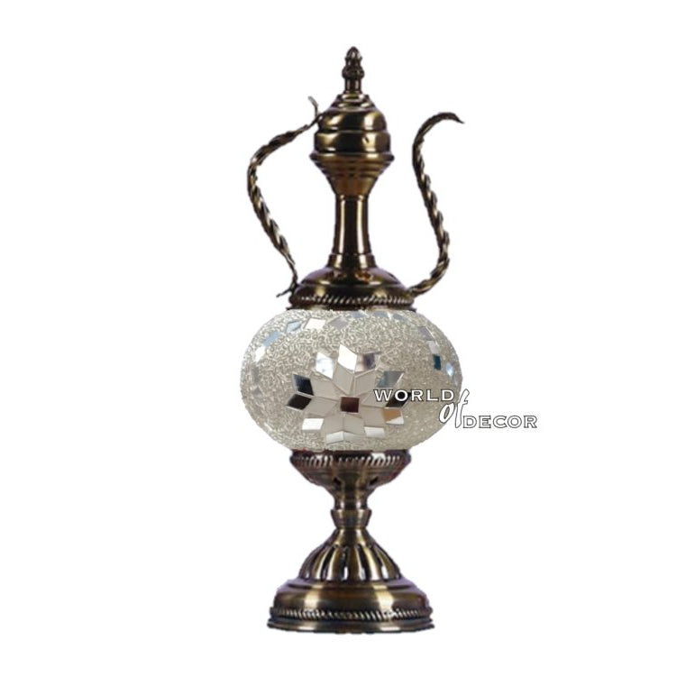 Turkish Mosaic Teapot Shade Lamp - 4 MORROCCAN LAMP at World Of Decor NZ
