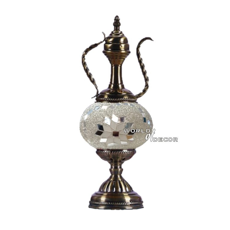 Turkish Mosaic Teapot Shade Lamp-4 at World Of Decor NZ