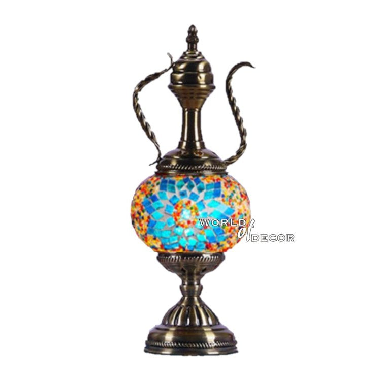 Turkish Mosaic Teapot Shade Lamp-7 at World Of Decor NZ