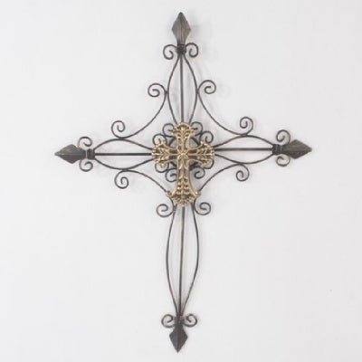 Black Cross 60cm WALLHANGING at World Of Decor NZ
