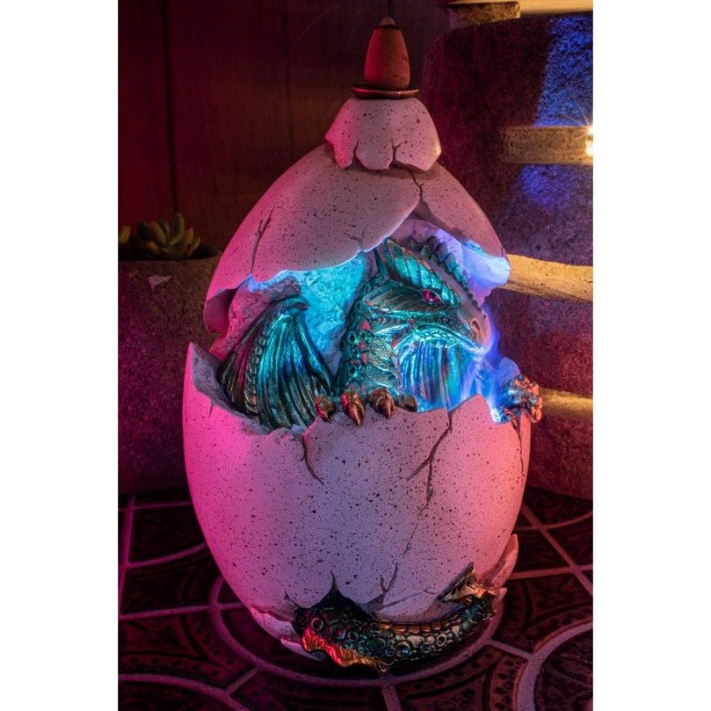 Dragon Egg LED Backflow Incense Burner-Green at World Of Decor NZ